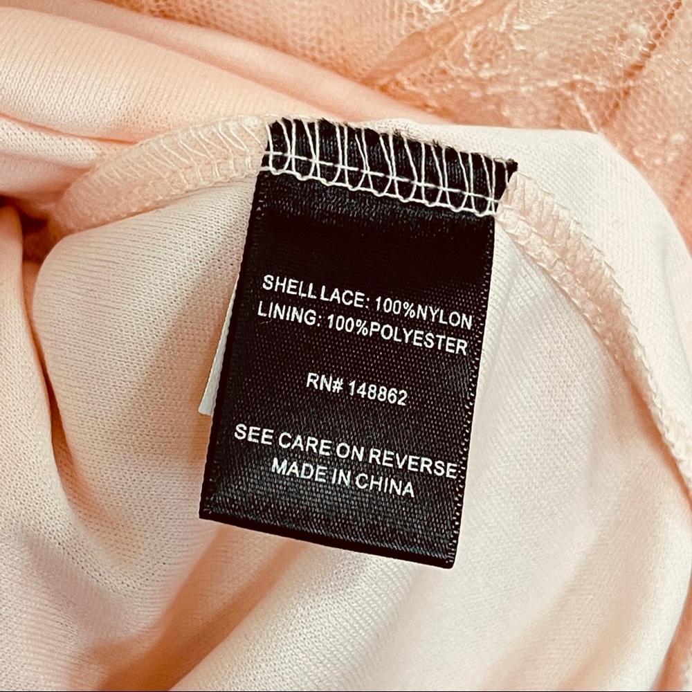 TORRID Romantic Peach Lace Trapeze Midi Dress 3X - Picture 9 of 10